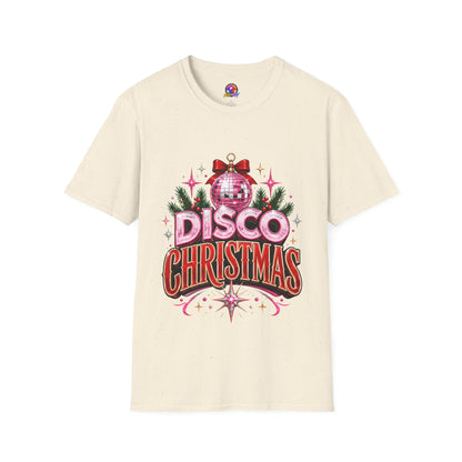 Disco Christmas T-Shirt — Retro Glitter Ornament Holiday Tee