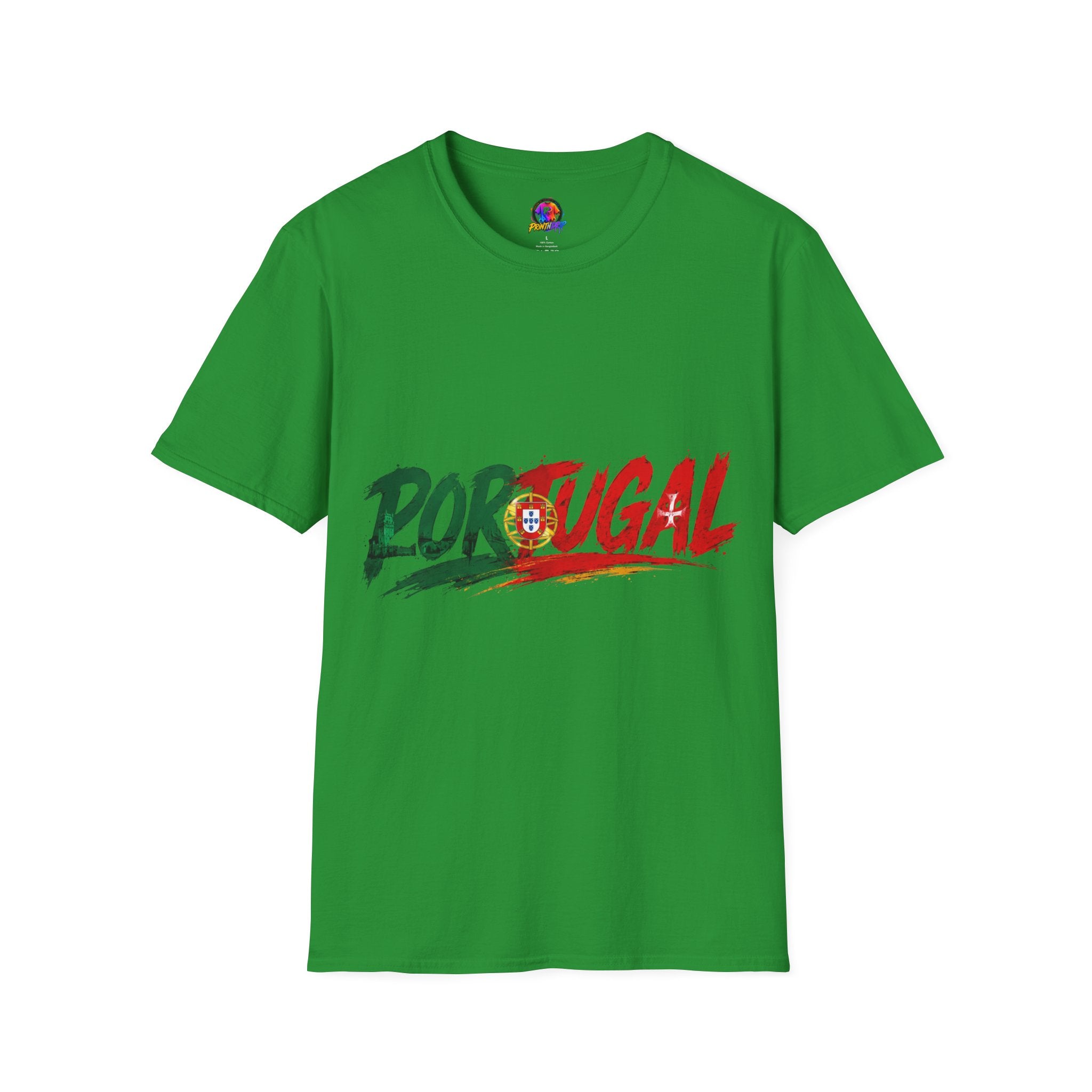 Portugal Flag Script T-Shirt — Portuguese Pride Tee