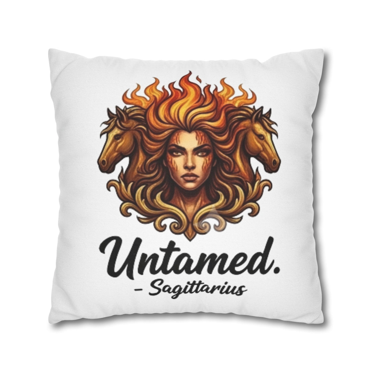 Sagittarius 'Untamed' Decorative Pillowcase – Astrology Zodiac Home Accent