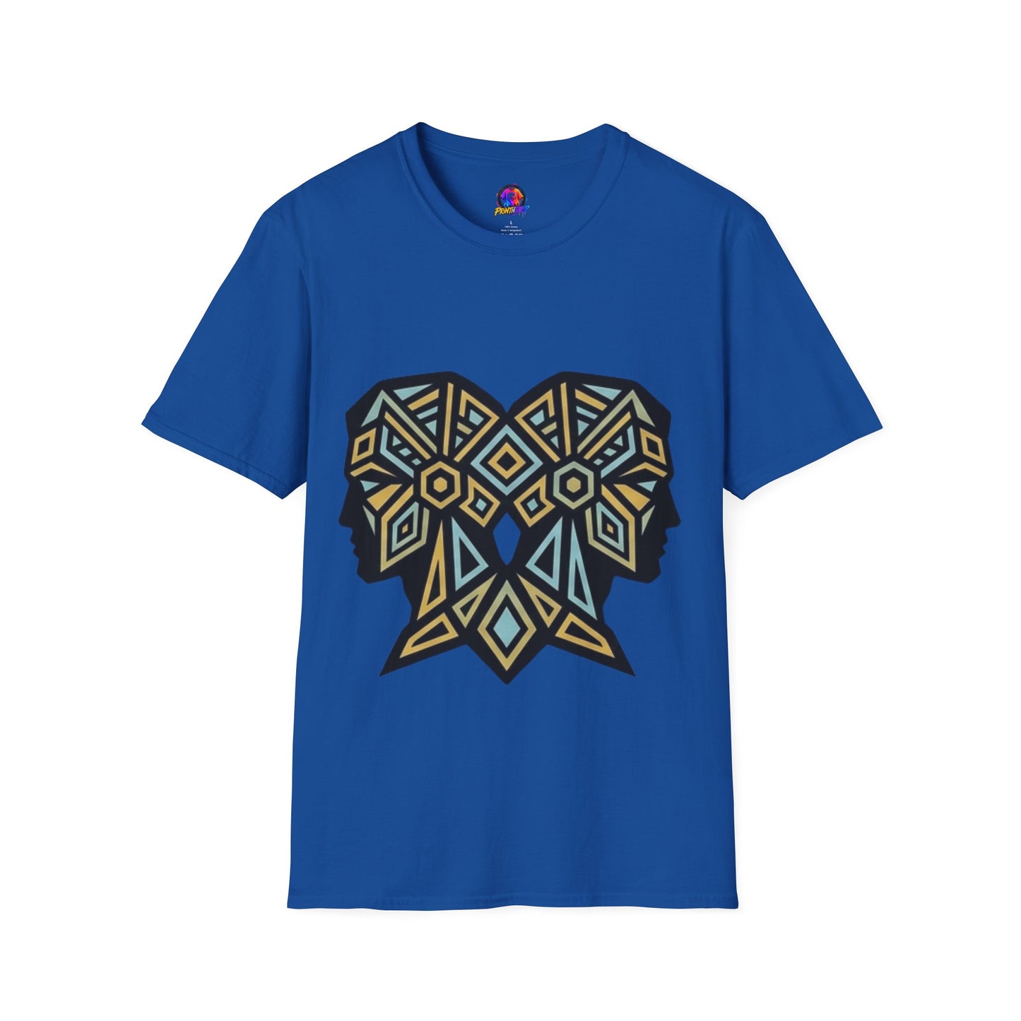 Geometric Elephant Tee — Tribal Mosaic Elephant Graphic T-Shirt