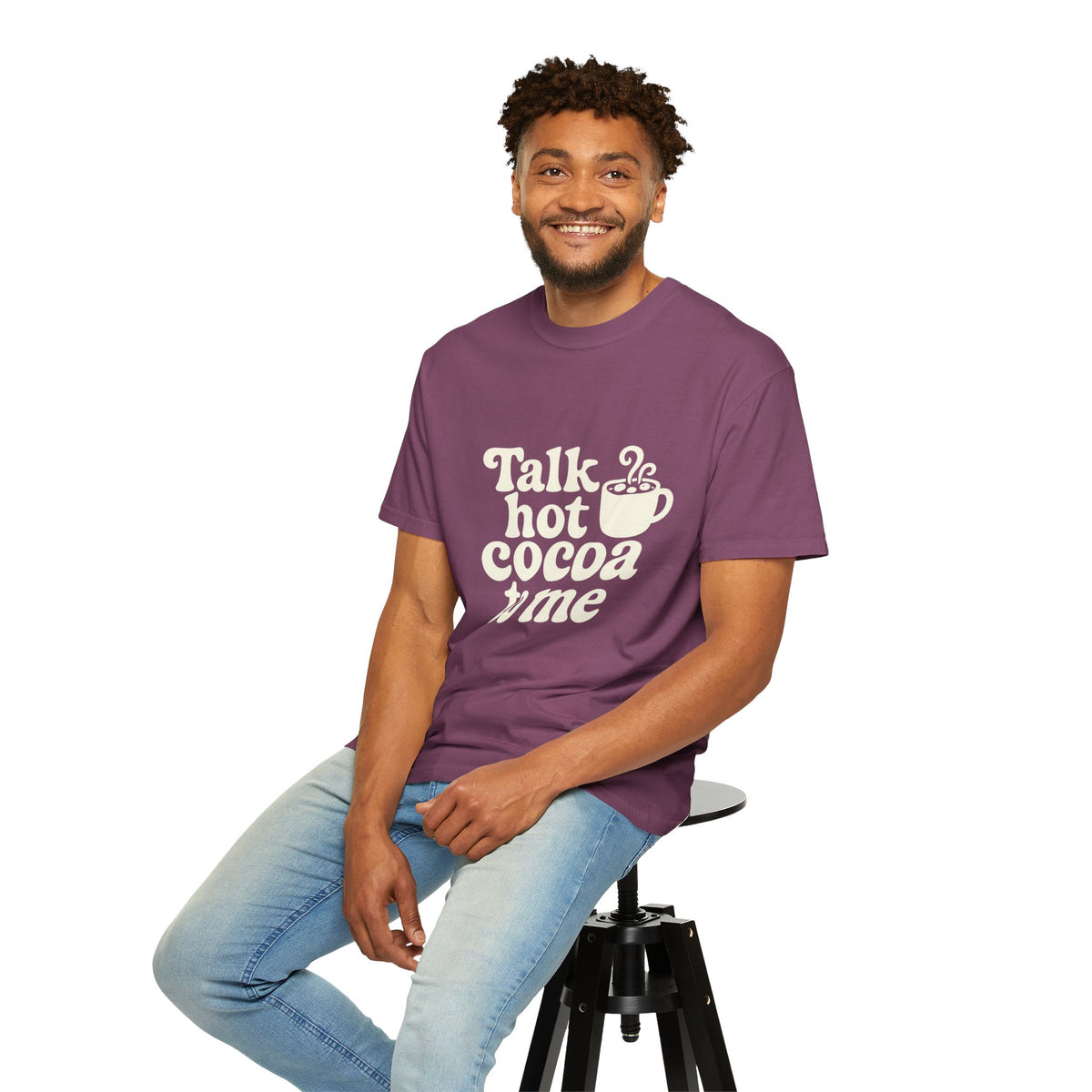 Talk Hot Cocoa To Me Tee - Funny Winter Mug Graphic T-Shirt - Trending Now - October 2026