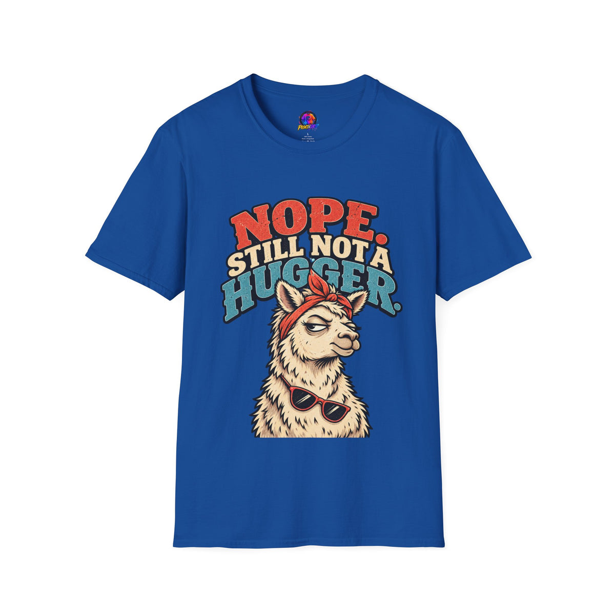 Funny And Witty Nope Still Not a Hugger Llama T-Shirt