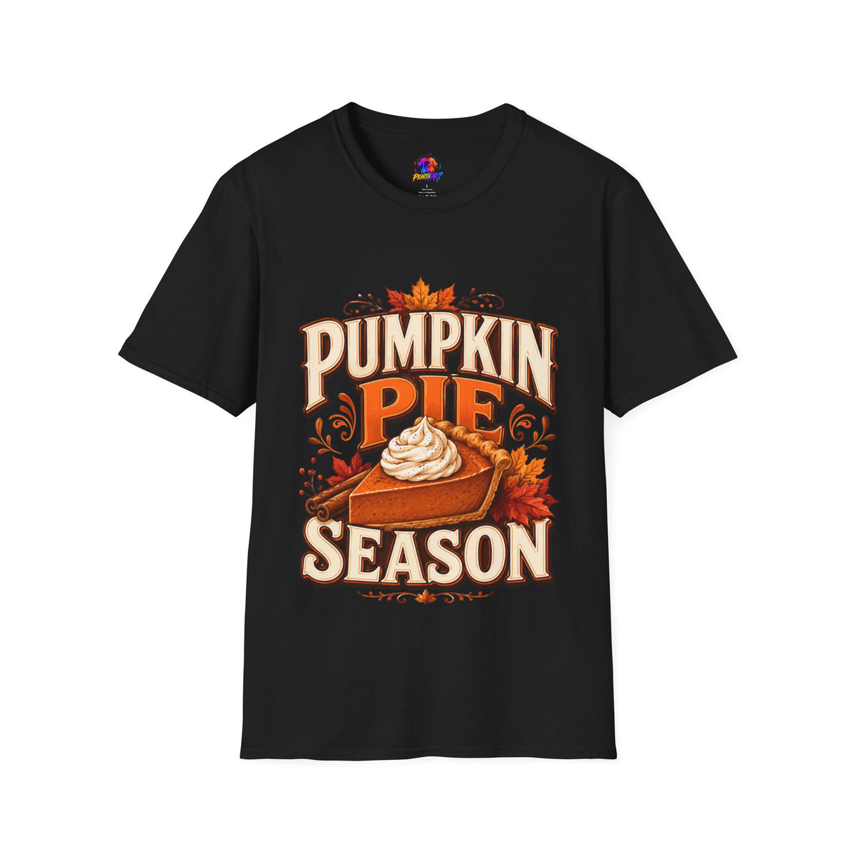 Thanksgiving T-Shirt Pumpkin Pie Season T-Shirt — Autumn Thanksgiving Dessert Lover Tee