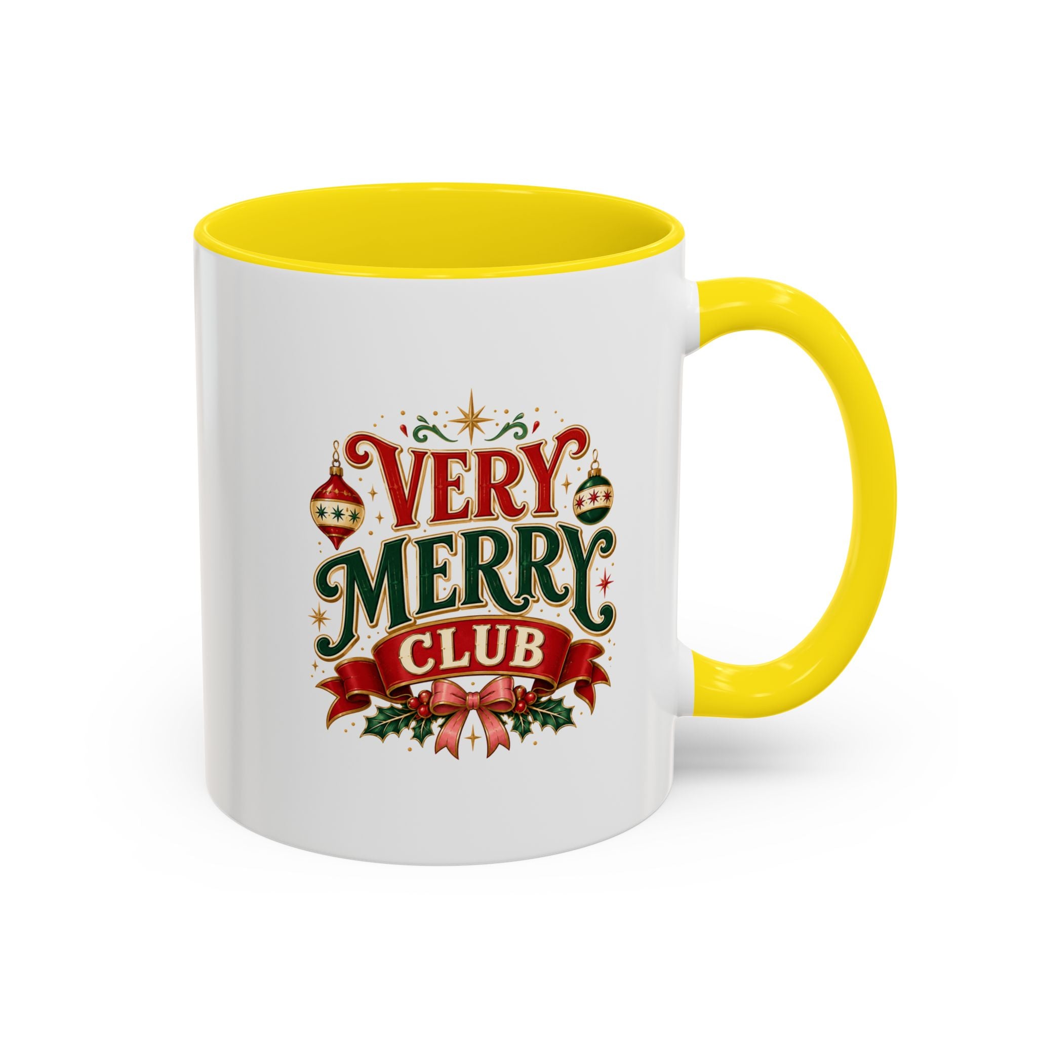 Very Merry Club Coffee Mug — Christmas Holiday Accent Mug