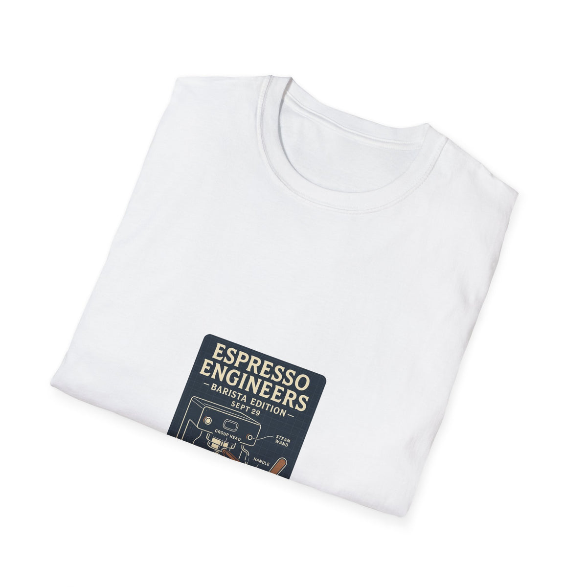 Espresso Engineers Vintage Coffee Machine Graphic Tee, Retro Barista T-Shirt - Trending Now - September 2026