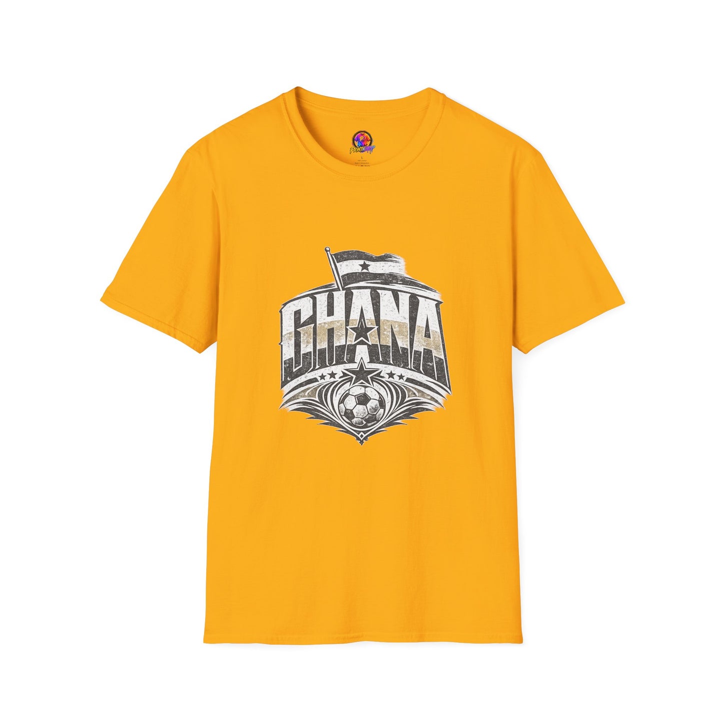Ghana Vintage Flag T-Shirt — Retro Ghana Pride Graphic Tee