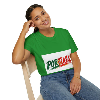 Portugal Flag Script T-Shirt — Portuguese Pride Tee