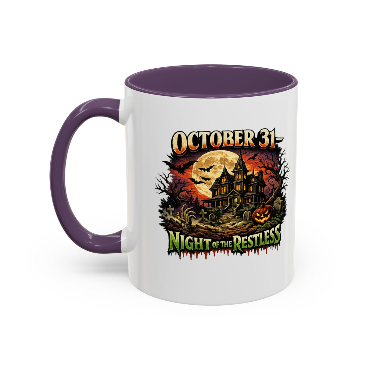 Halloween  October 31 Accent Coffee Mug