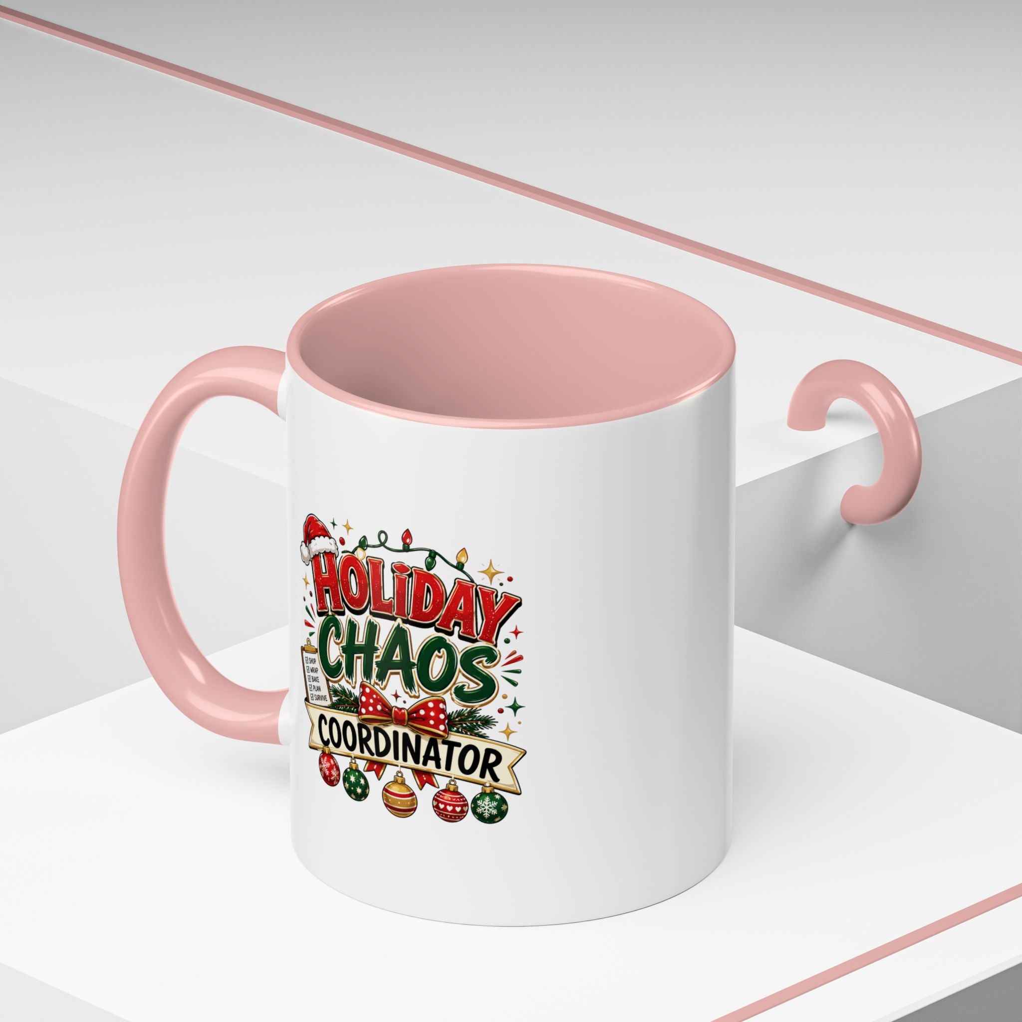 Accent Coffee Mug Holiday Chaos Coordinator