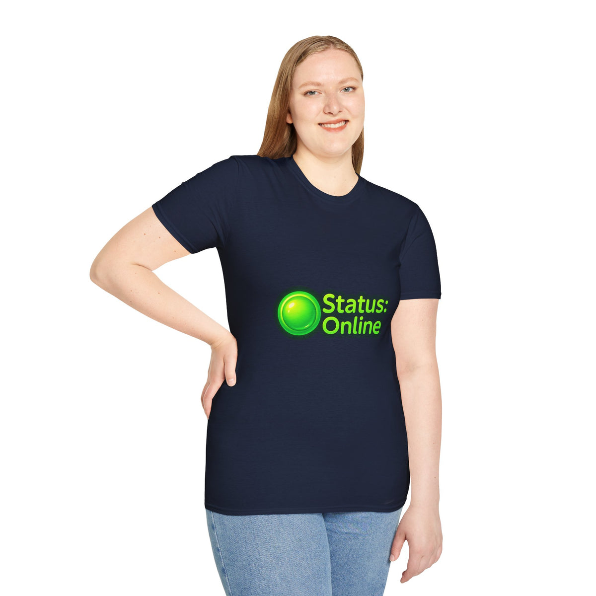 Status Online T-Shirt — Green Online Status Icon Tee - Trending Now - October 2026
