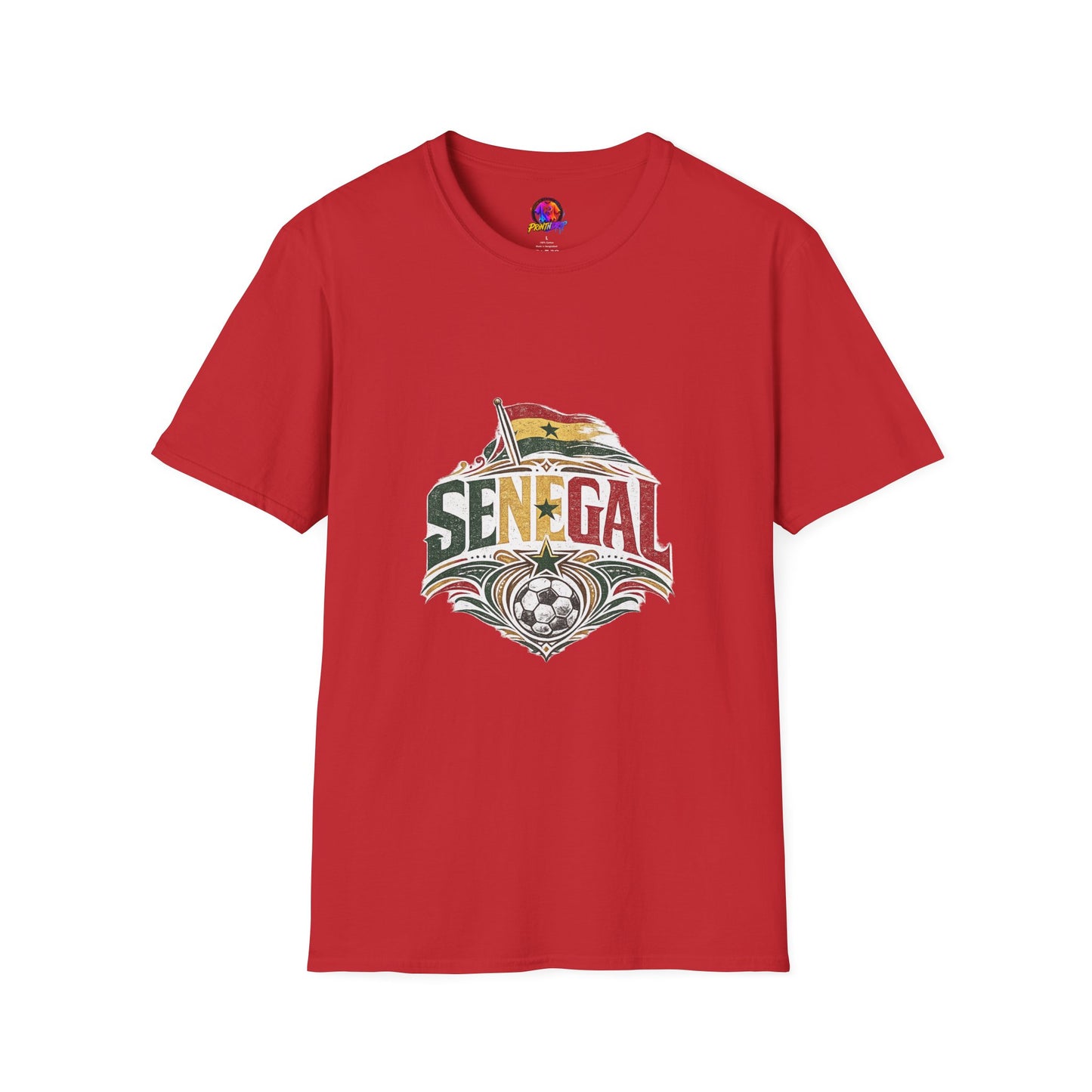 Senegal Flag Graphic T-Shirt — Vintage Senegal Pride Tee