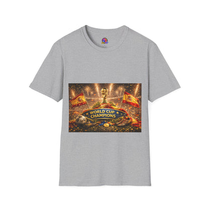 World Cup Champions T-Shirt — Spanish Football Victory Design