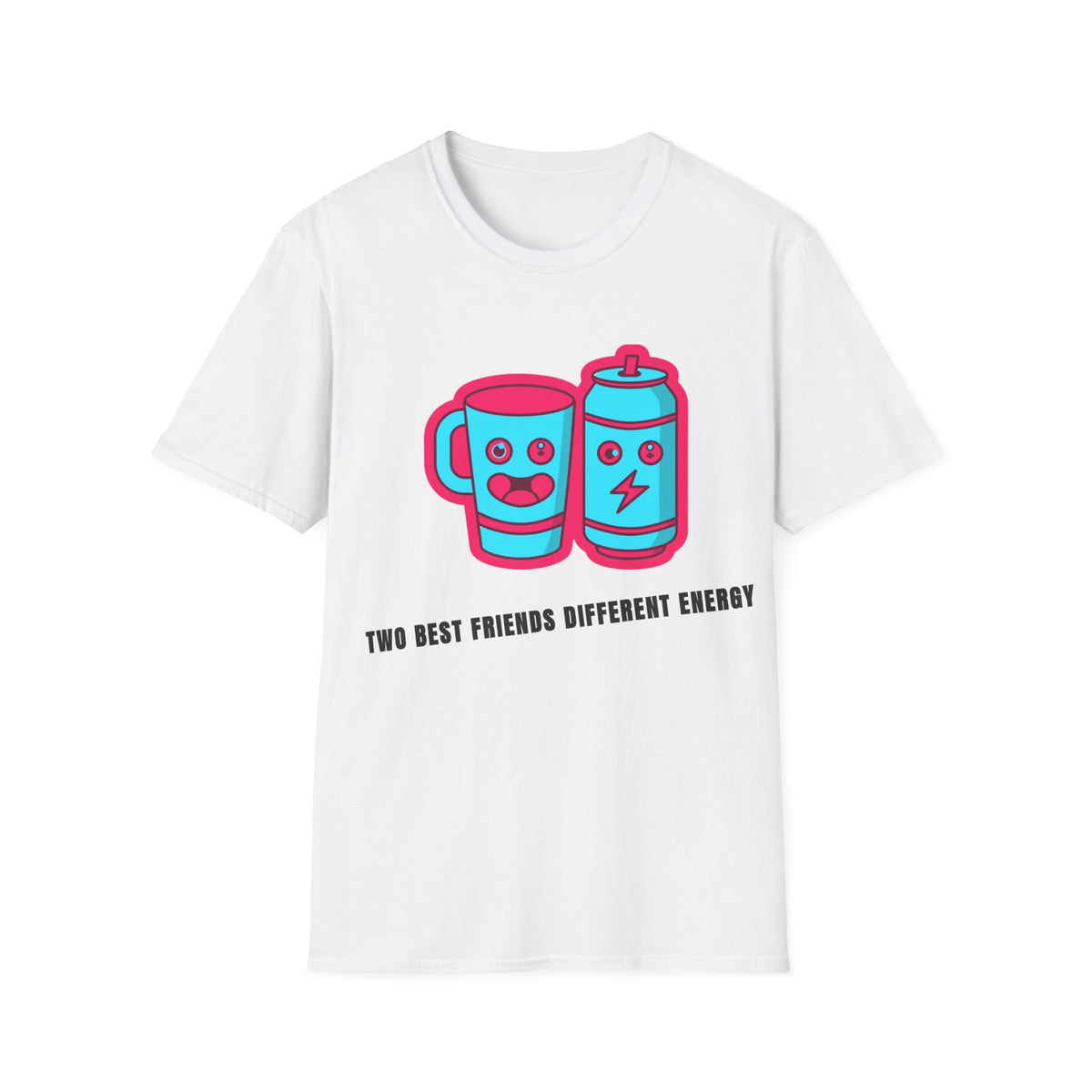 Battery & Cup Best Friends T‑Shirt — Cute Kawaii Coffee Mug and Battery Graphic Tee - Trending Now - September 2026
