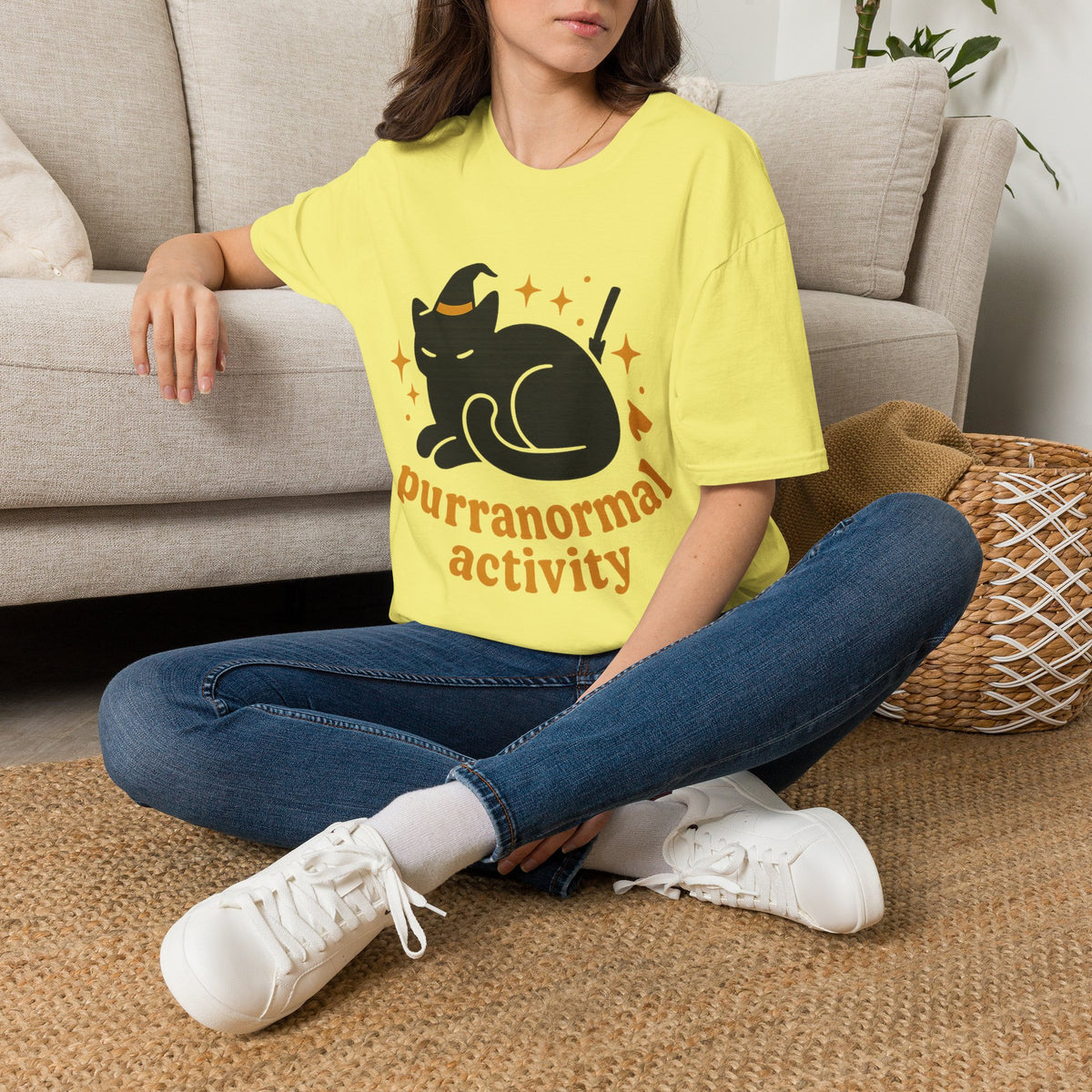 Paranormal Activity Circle T-Shirt — Cute Retro Ghost & Stars Tee - Trending Now - August 2026