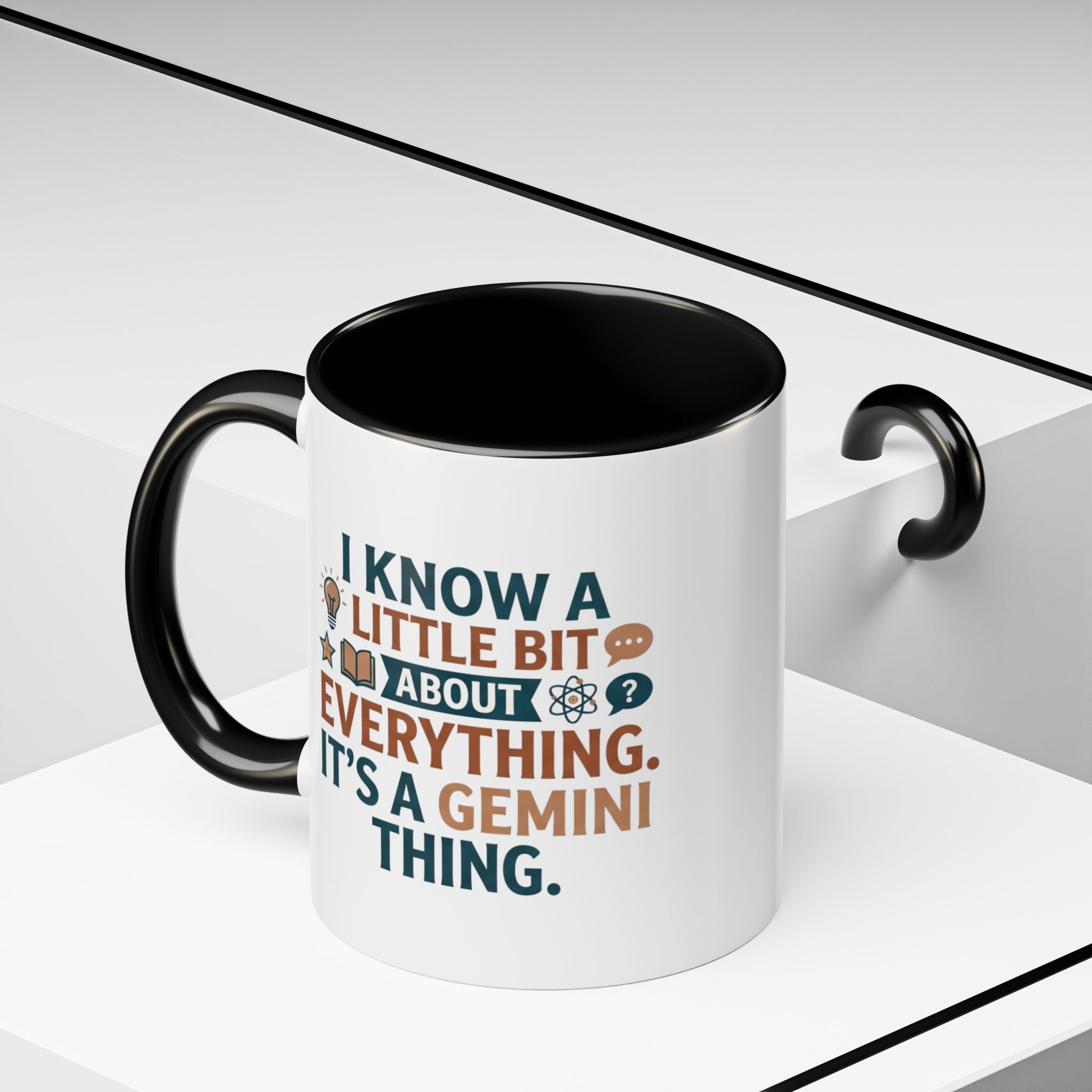 Gemini Zodiac Coffee Mug — "I Know a Little Bit About Everything, It's a Gemini Thing"