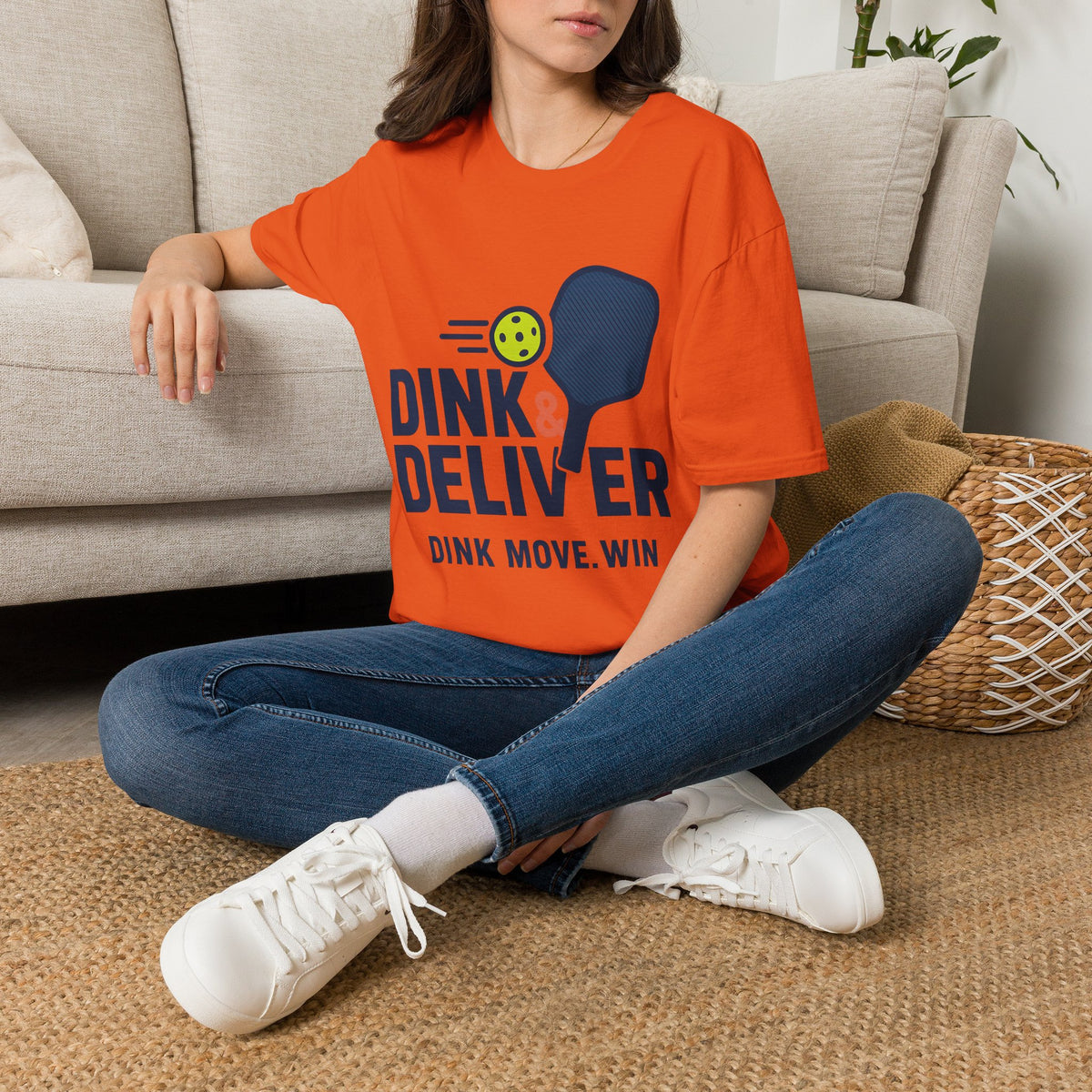 Pickleball Player T‑Shirt — 'Dink. Drive. Deliver.' Graphic Tee for Pickleball Fans - Trending Now - August 2026