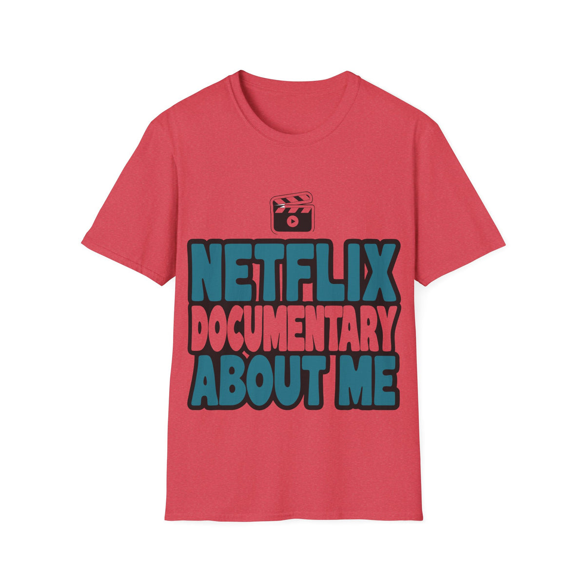 Netflix Documentary About Me Blue Block Bubble Font T-Shirt - Y2K Pop Culture Graphic Tee - Trending Now - September 2026