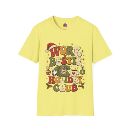 Work Bestie Holiday Club T-Shirt