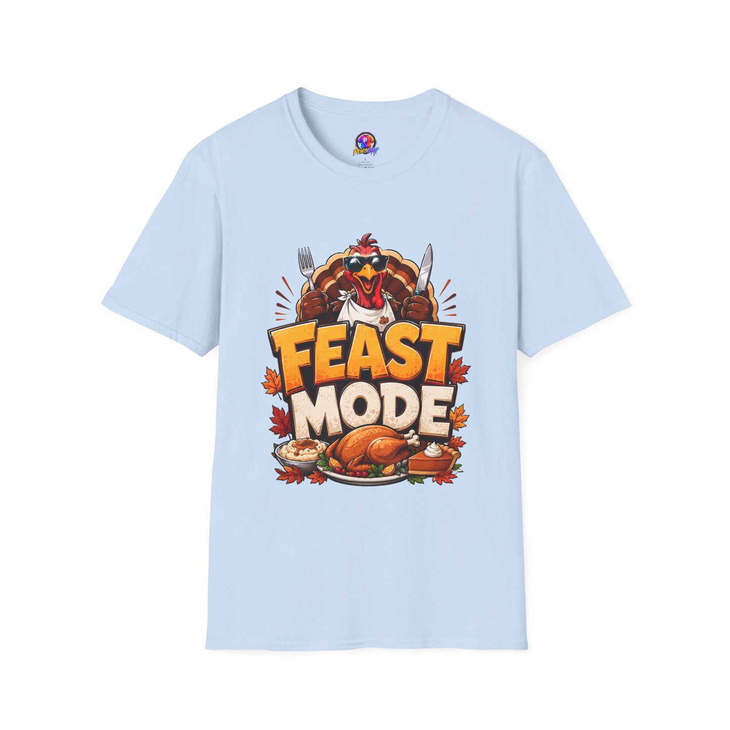 Feast Mode T-Shirt — Funny Thanksgiving Turkey Graphic Tee