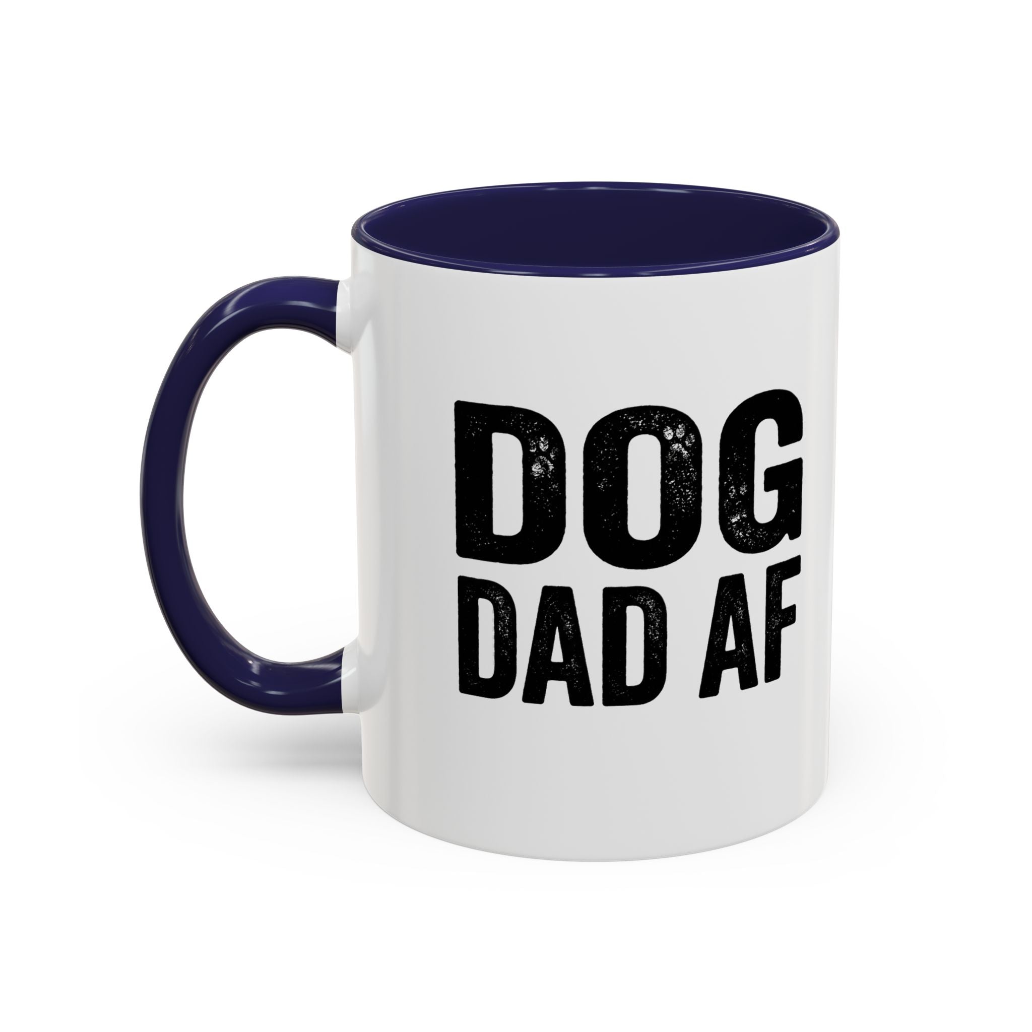 Funny Dog Dad AF Coffee Mug – Funny Black Accen Gift for Dog Lovers