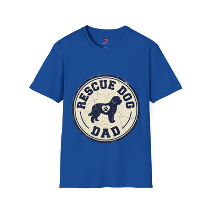 Rescue Dog Dad T-Shirt – Vintage Shelter Pup Support Tee