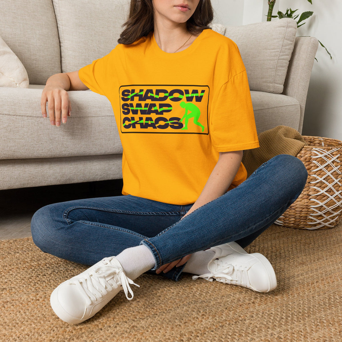 Shadow Swap Chaos T‑Shirt — Retro Neon Graphic Tee - Trending Now - August 2026