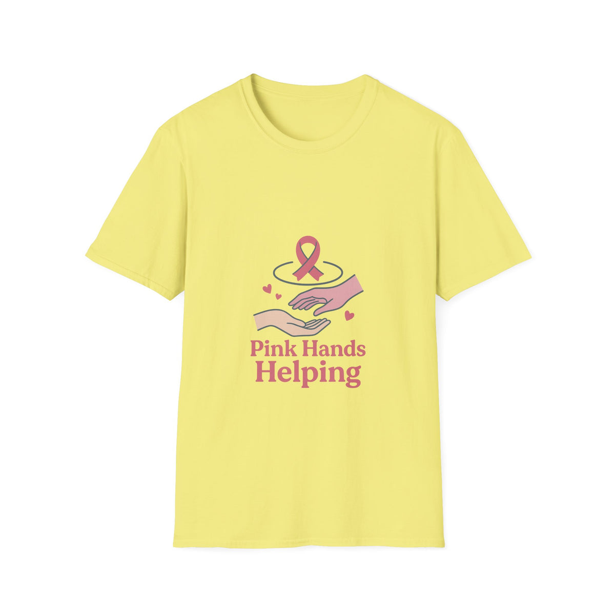 Breast Cancer Support T-Shirt — Pink Hands Helping Tee - Trending Now - October 2026