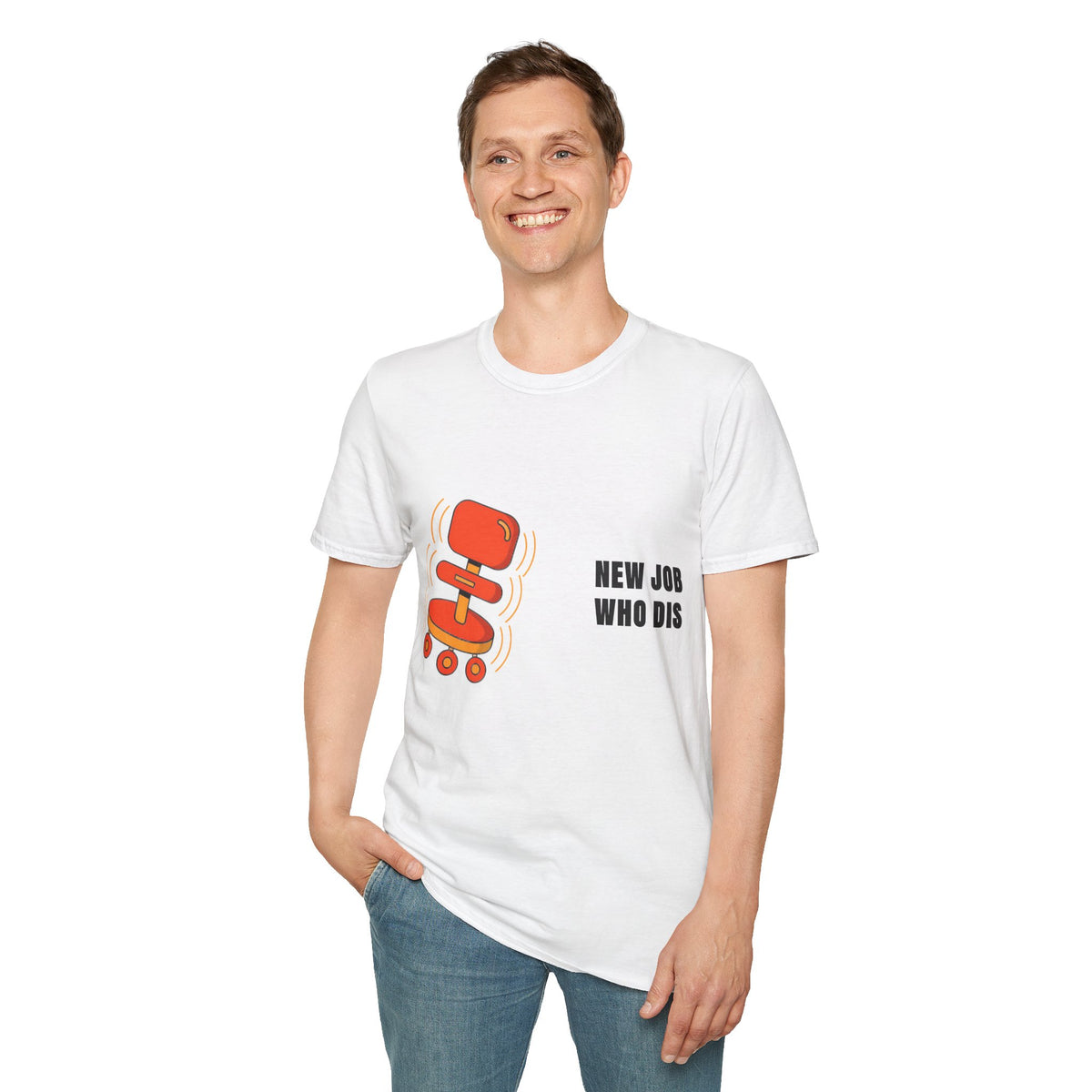 T-Shirt — 'New Job Who Dis' Funny Career Change Tee - Trending Now - September 2026