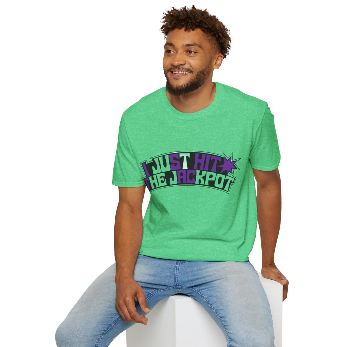Just Hit the Jackpot T-Shirt — Retro Casino Graphic Tee - Trending Now - August 2026