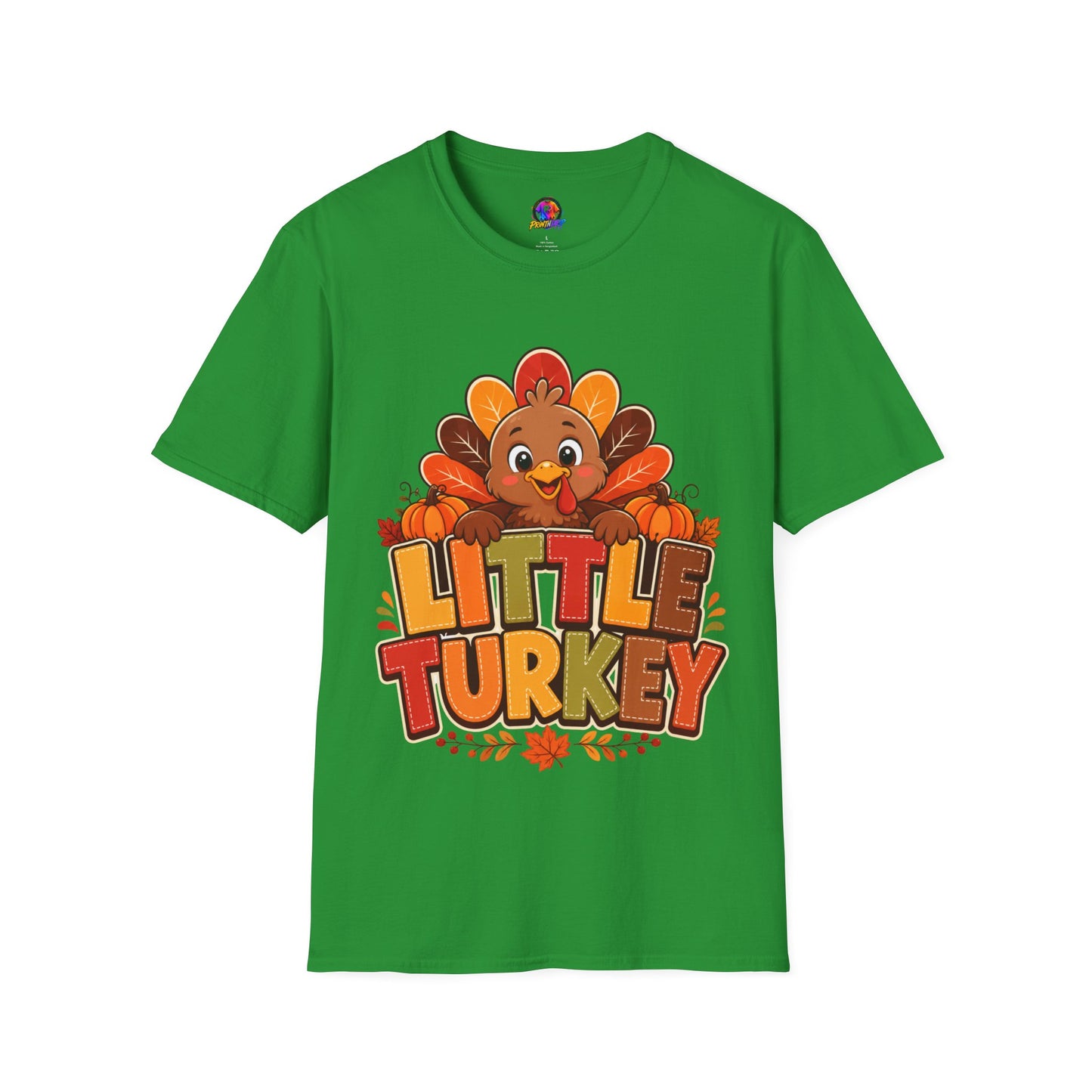 Little Turkey T‑Shirt – Cute Thanksgiving Kids & Family Tee
