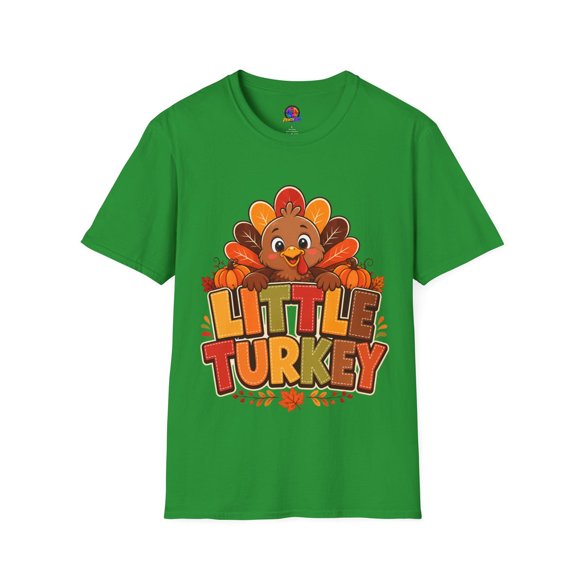 Thanksgiving T-Shirt Little Turkey T‑Shirt – Cute Thanksgiving Kids & Family Tee