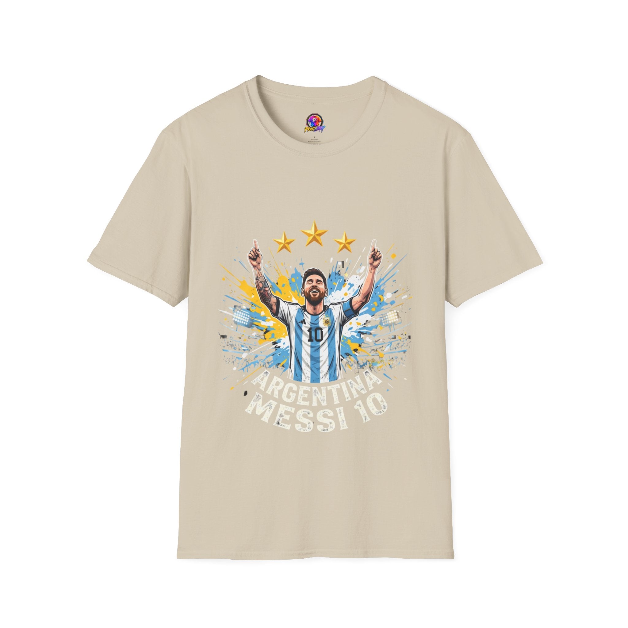 Argentina Messi  Soccer T‑Shirt — Argentina Messi 10 Fan Tee