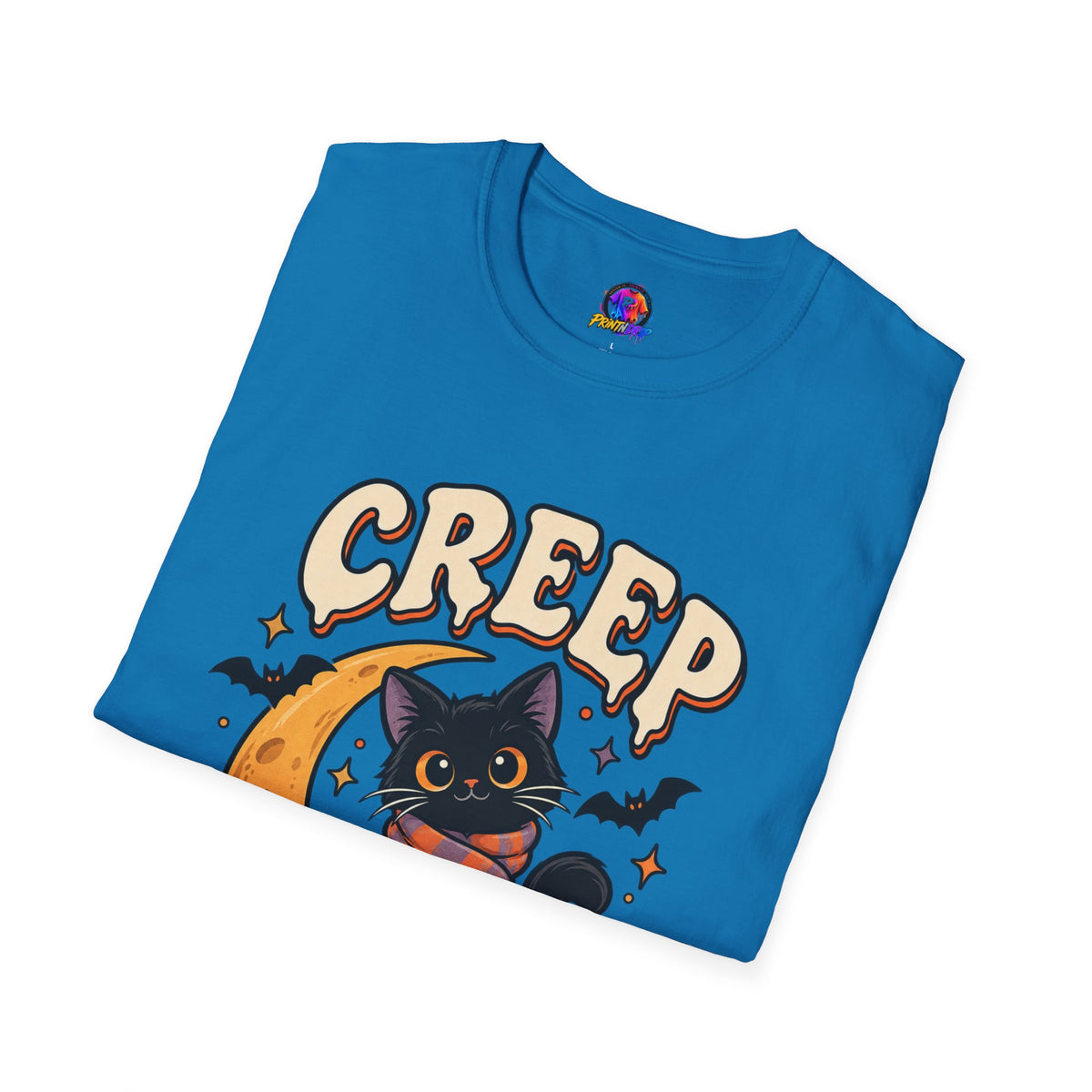 Creep It Cozy Halloween Cat T-Shirt