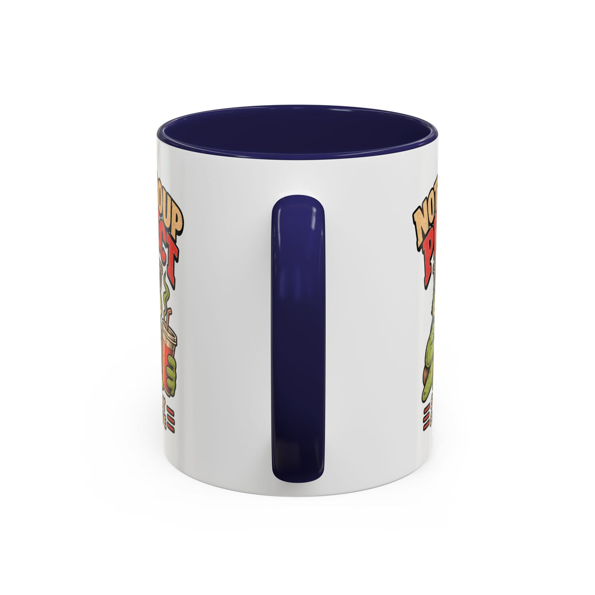Funny And Witty "Not A Group Project" Accent Coffee Mug (11, 15oz)