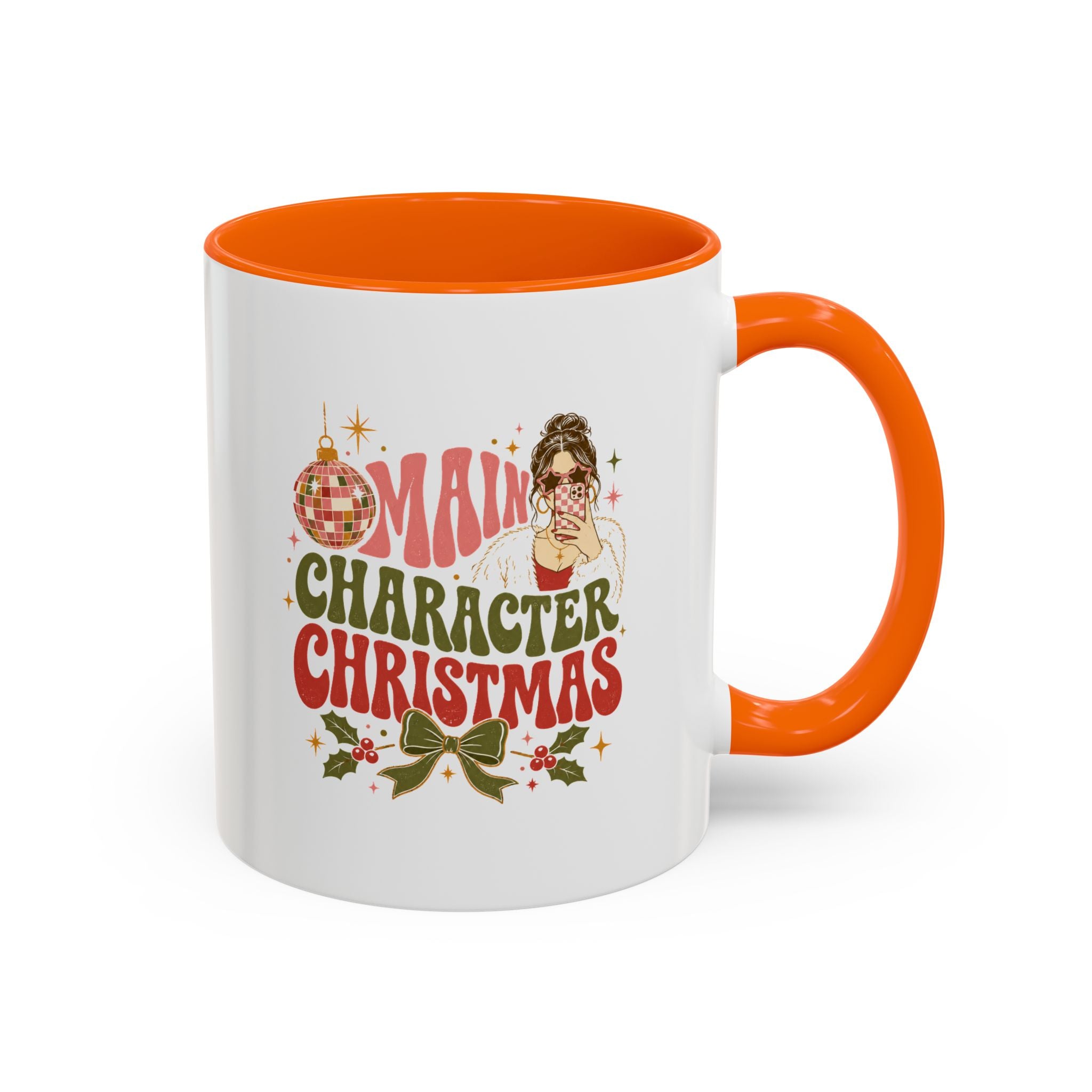 Modern Day Christmas Main Character Christmas Mug — Funny Holiday Coffee Cup