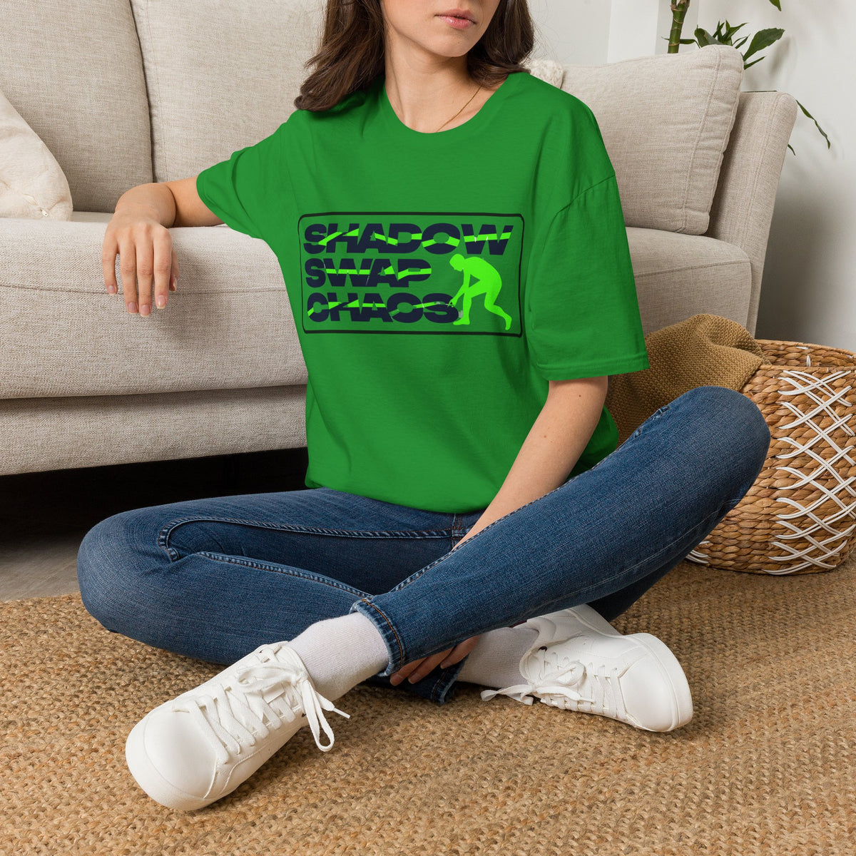 Shadow Swap Chaos T‑Shirt — Retro Neon Graphic Tee - Trending Now - August 2026