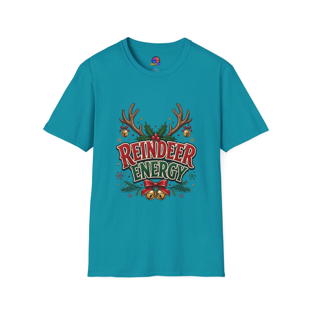 Reindeer Energy Christmas T-Shirt