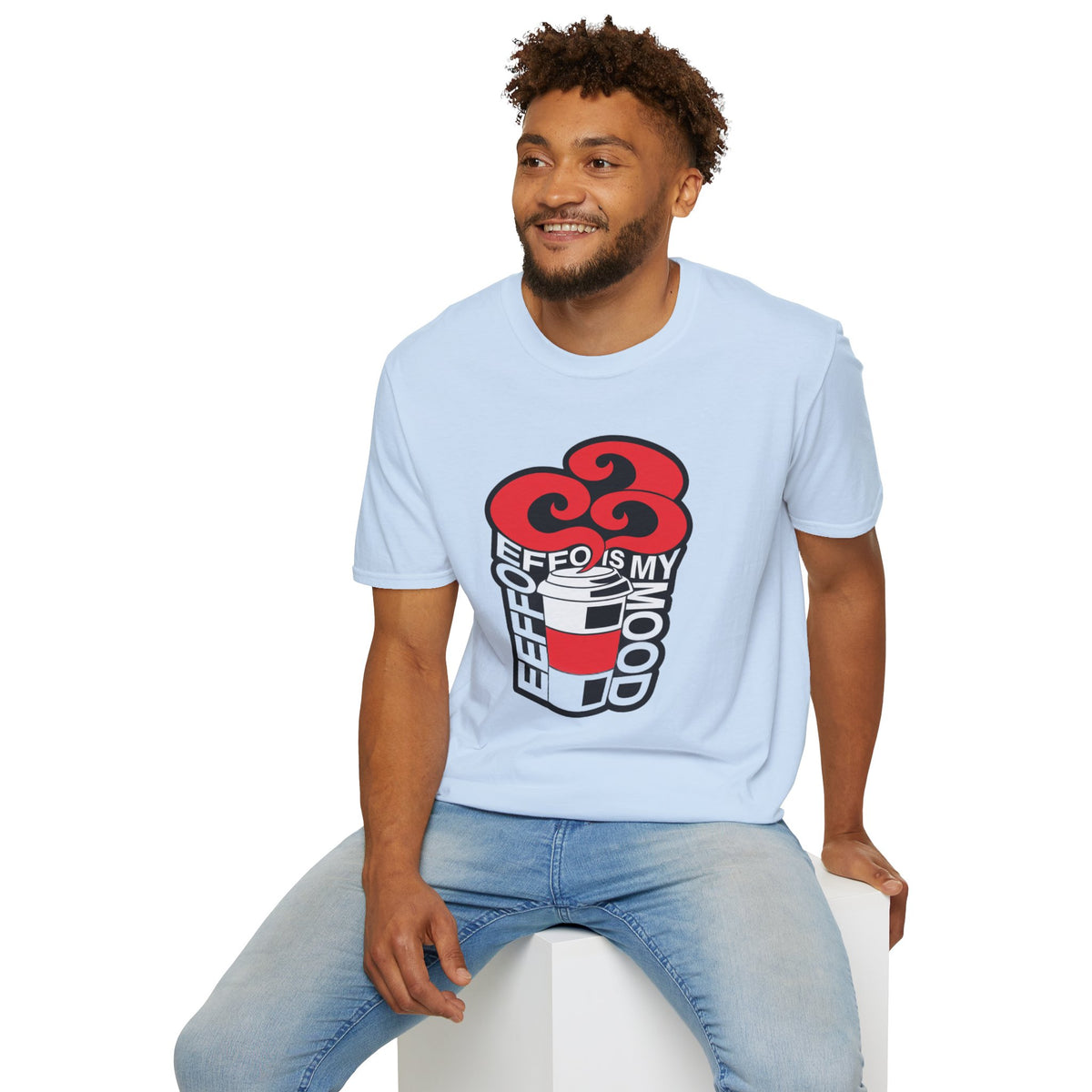 T‑Shirt — “Coffee Is My Co-Pilot” Retro Heart Coffee Cup Graphic Tee - Trending Now - August 2026