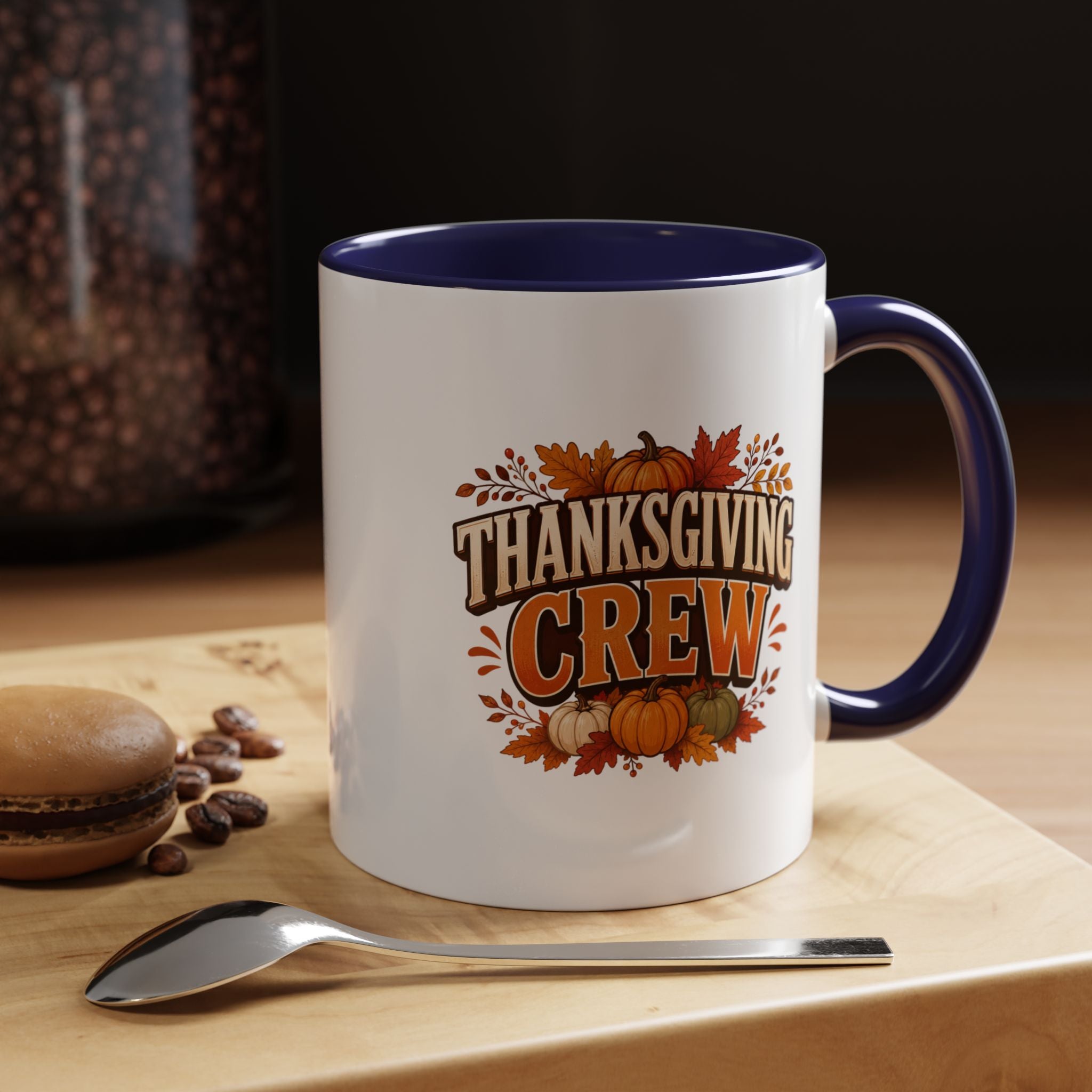 Thanksgiving  Mug — Autumn Pumpkin Accent Mug