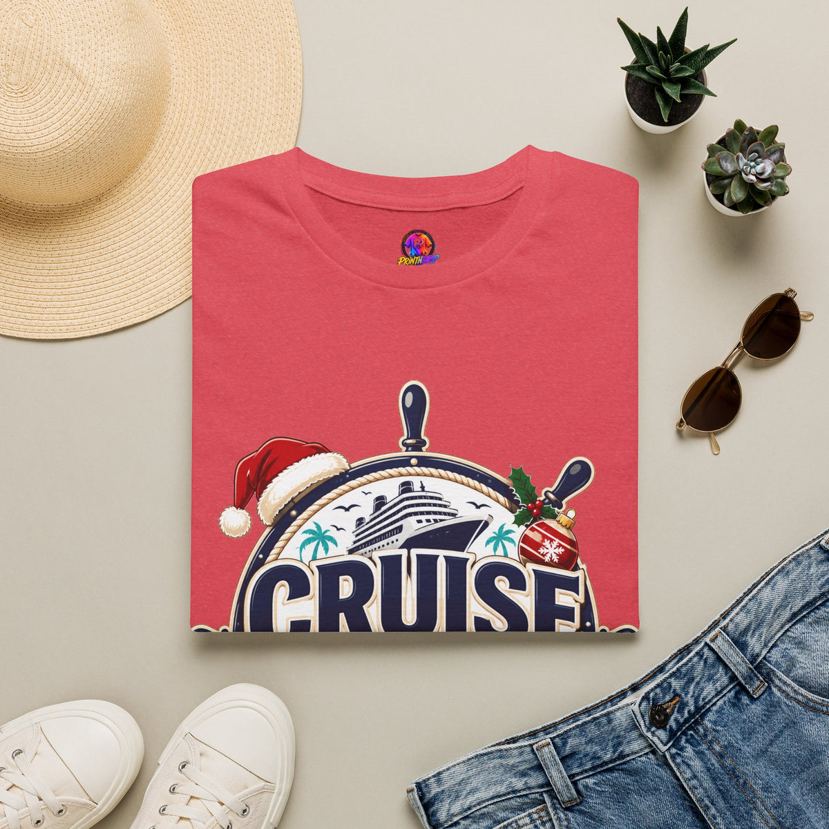 Cruise Crew Christmas T-Shirt — Holiday Cruise Vacation Tee