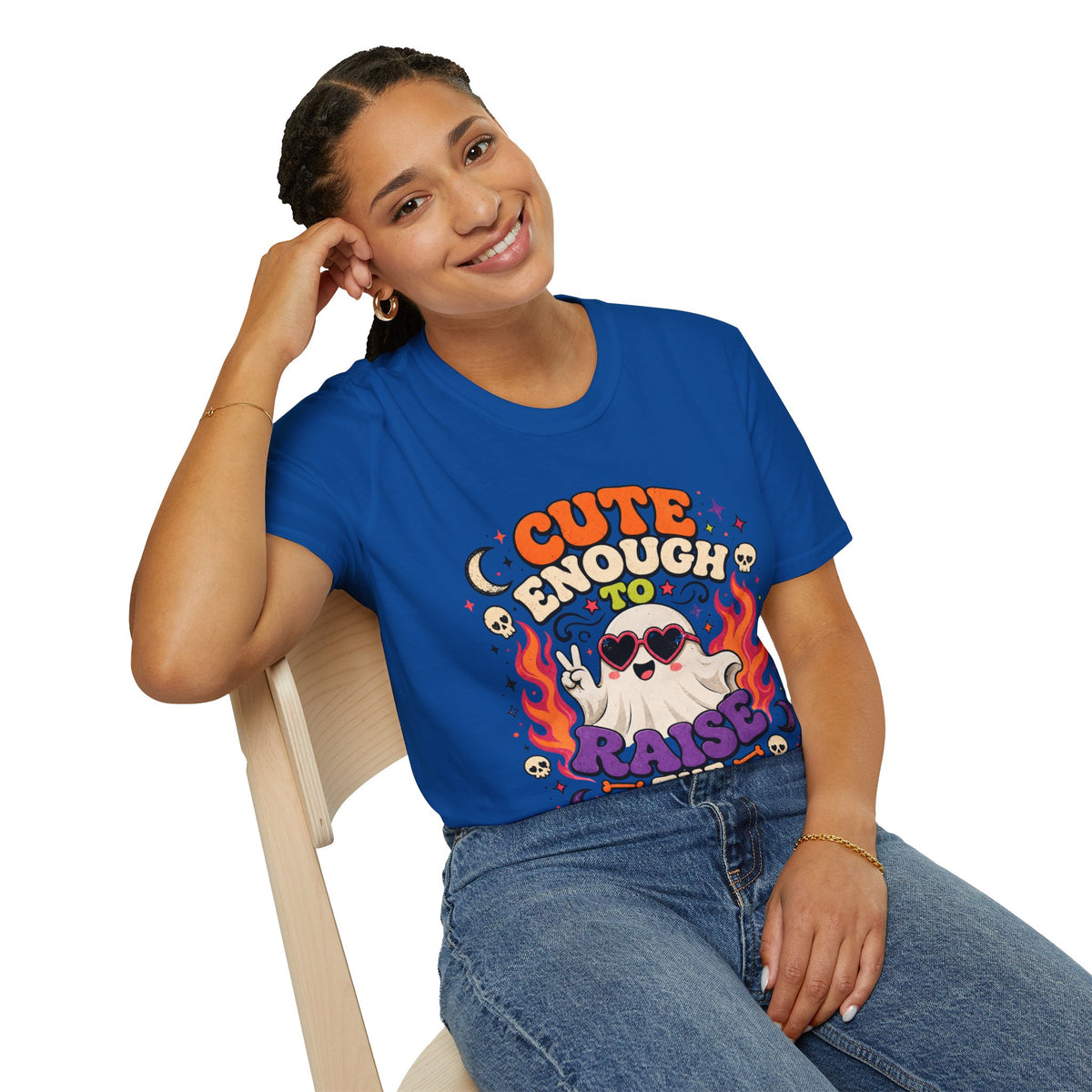 Halloween Cute Enough Unisex Softstyle T-Shirt