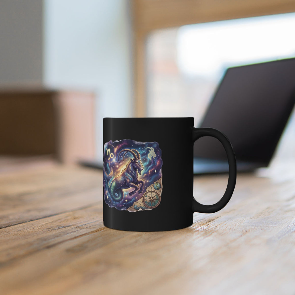 Capricorn Zodiac Mug — Celestial Goat Constellation Coffee Cup