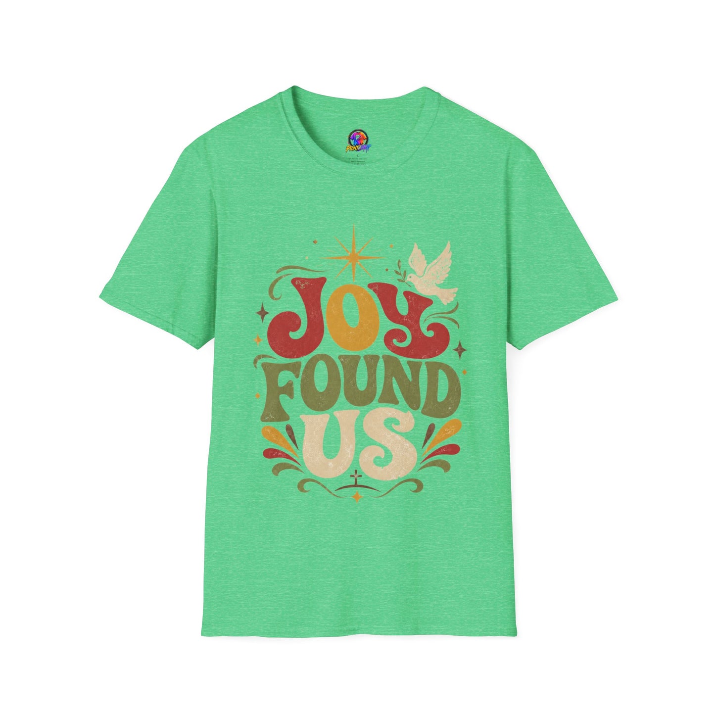 Joy Found Us T‑Shirt — Retro Christmas Holiday Graphic Tee
