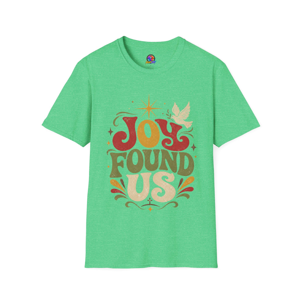 Joy Found Us T‑Shirt — Retro Christmas Holiday Graphic Tee