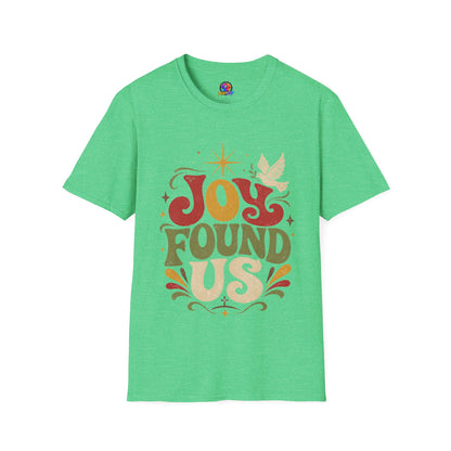 Joy Found Us T‑Shirt — Retro Christmas Holiday Graphic Tee
