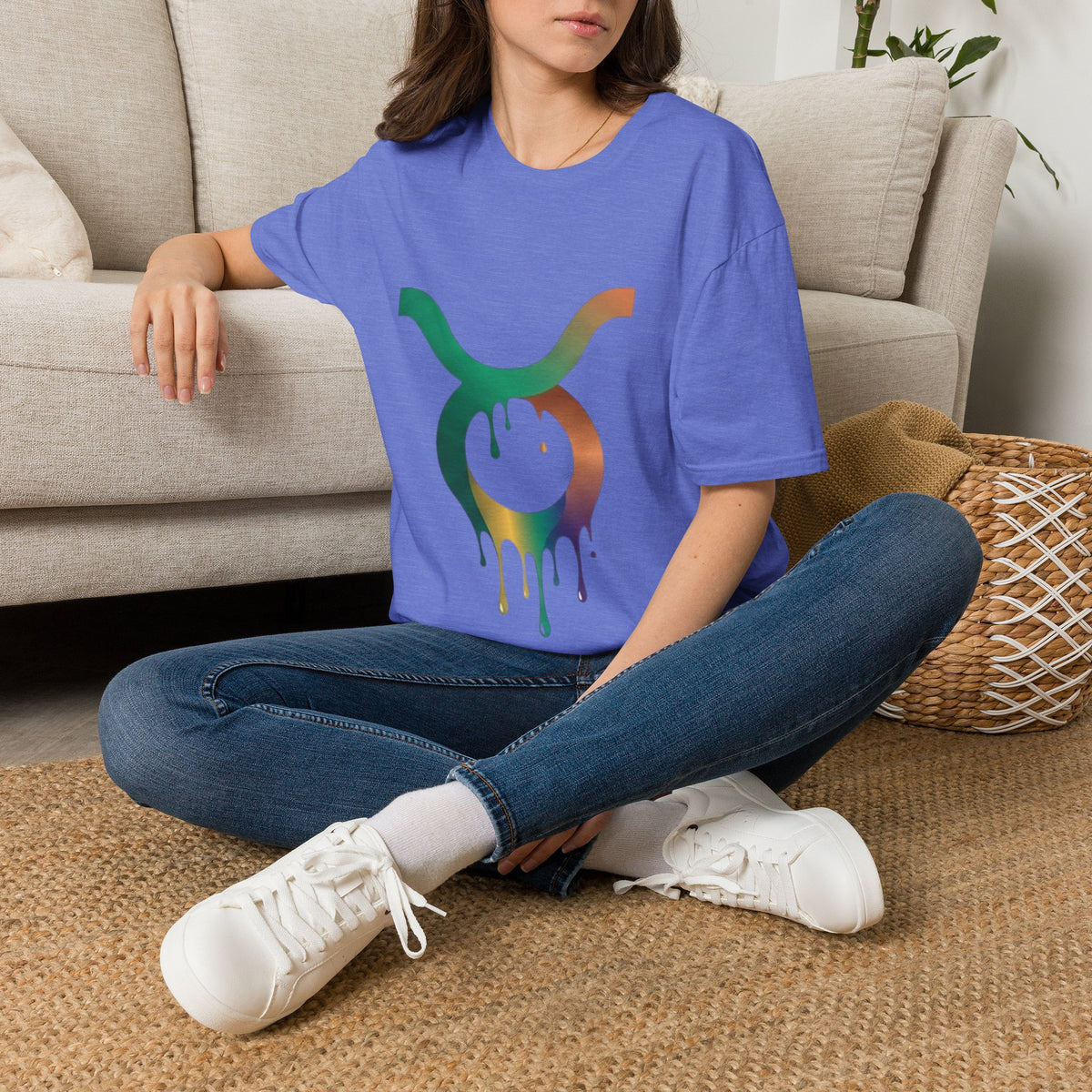 Taurus Abstract Drip Logo T-Shirt
