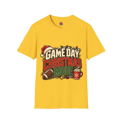 Game Day Christmas T-Shirt — Football Holiday Mode Tee