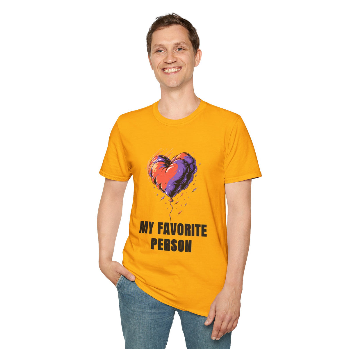 Heart Graphic T-Shirt — "My Favorite Person" Casual Tee - Trending Now - August 2026