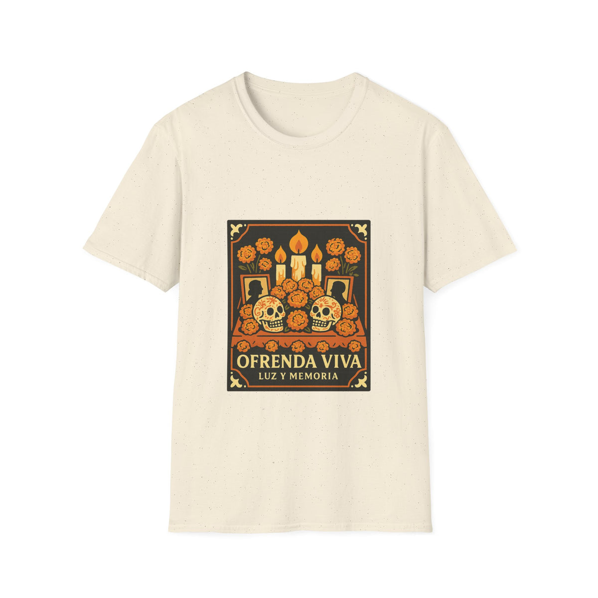 Day of the Dead T-Shirt — 'Ofrenda Viva' Calavera Altar Design - Trending Now - October 2026