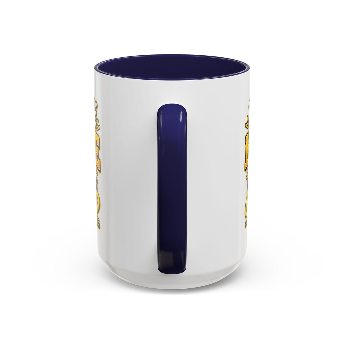 Raise Hope Wear Gold Cancer Awareness Coffee Mug (Accent, 11/15oz)